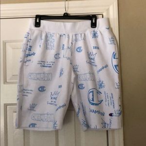 CHAMPION MEN'S REVERSE WEAVE ALL OVER PRINT SHORTS
